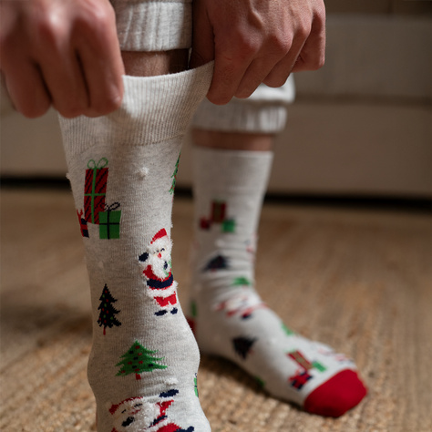 Calcetines navideños para hombre y mujer SOXO en paquete