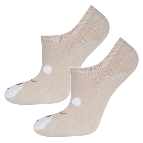 Calcetines coloridos de mujer SOXO para bailarinas con osito de silicona