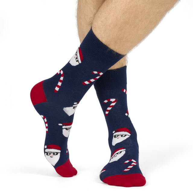 calendario de adviento | regalo de navidad | Mikolajki | para él | Juego de 6 calcetines SOXO GOOD STUFF de color para hombre