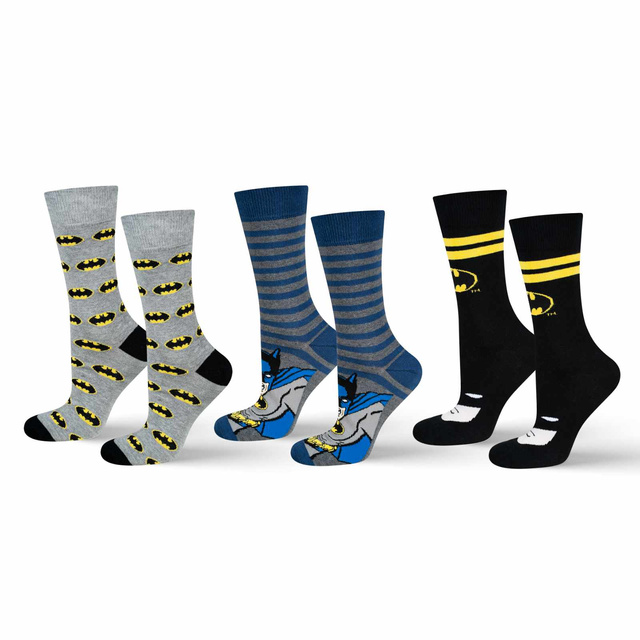 Set de 3 calcetines SOXO GOOD STUFF Batman DC Comics