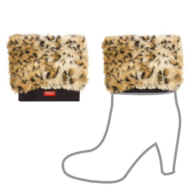 Calentadores femininos SOXO de piel, cortos