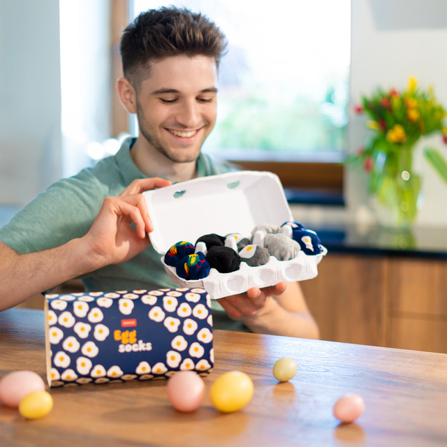 SOXO pies de hombre de colores en relieve - 5 pares