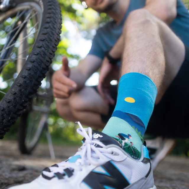 Calcetines de colores para hombre SOXO cycling - 5 pares 