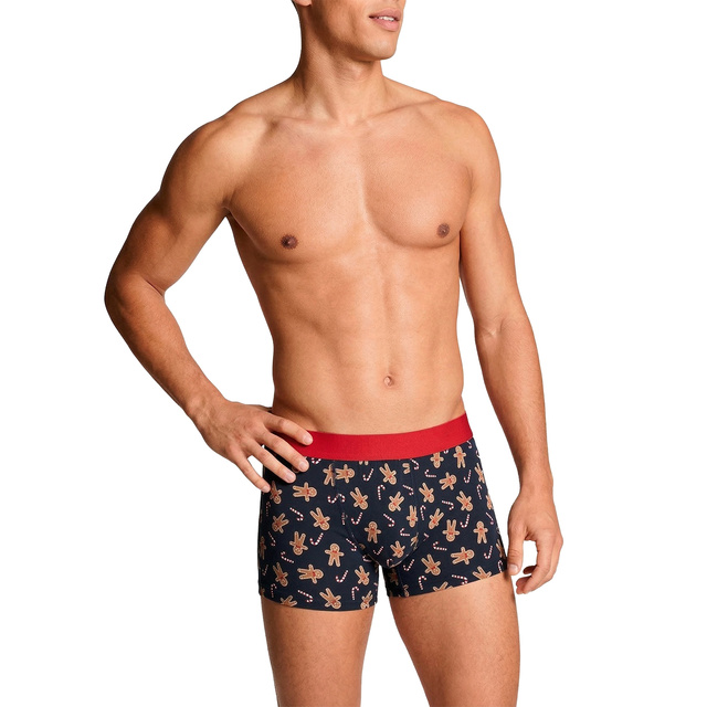 Conjunto de 4 calzoncillos tipo bóxer de Navidad para hombre para Navidad, la idea de regalo perfecta