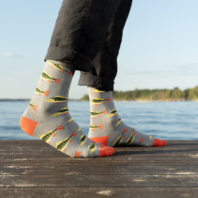 Calcetines Coloridos para Hombre SOXO Atlas de Pesca - 4 Pares