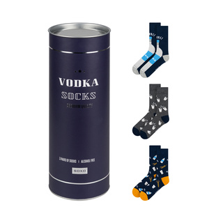 Juego de 3 calcetines coloridos para hombre SOXO GOOD STUFF Vodka