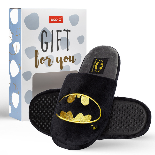 Pantuflas Hombre SOXO Batman DC Comics | en una caja de regalo