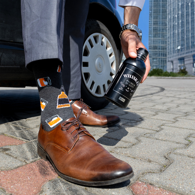 Calcetines de hombre SOXO GOOD STUFF | Whisky en una botella | regalo para el