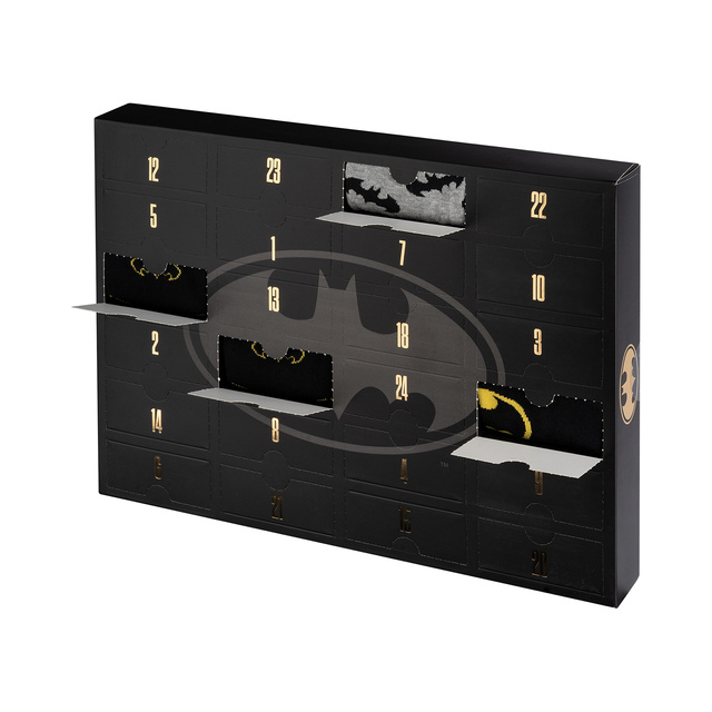 Calendario de Adviento Batman Lote de 12 calcetines de hombre SOXO