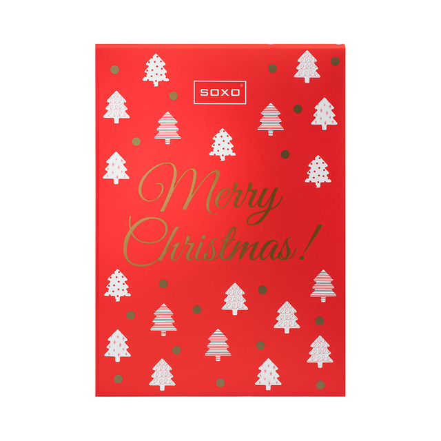 Borsa dell'acqua calda rojo SOXO en una caja | regalo de Navidad