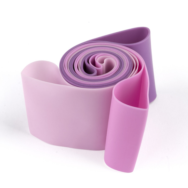 Set de 3 bandas de resistencia Soxo rosa para ejercicio 
