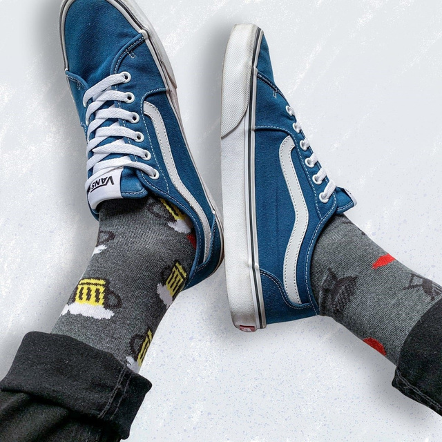 Calcetines de hombre colorido SOXO GOOD STUFF grill