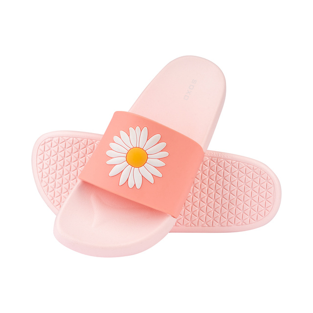 Chanclas de playa para mujer y hombre.SOXO margaritas | Perfecto para unas vacaciones en la playa y una piscina | Goma