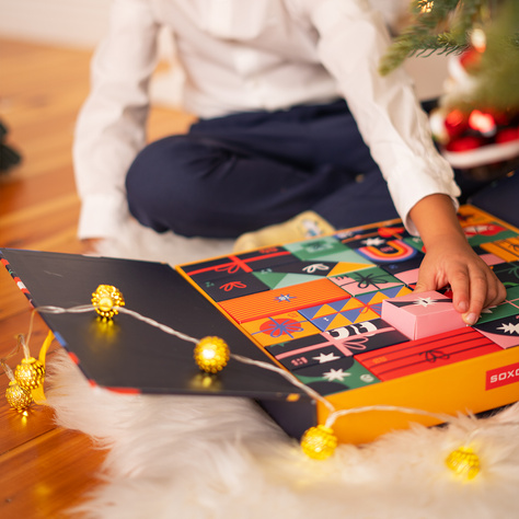 Lote de 12 calcetines de colores para hombre en caja de regalo SOXO