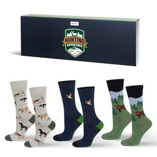 Calcetines de caza SOXO de colores para hombre - 3 pares