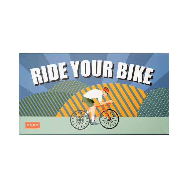 Calcetines de colores para hombre SOXO bicycle - 3 pares 