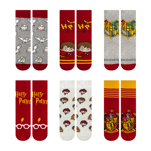calendario de adviento Harry Potter | idea de regalo para ella | dia de san nicolas | Juego de 6 calcetines de mujer SOXO