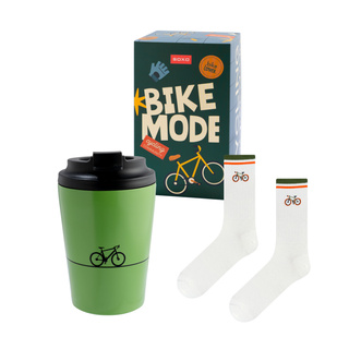 Set de Regalo Calcetines Bici + Taza Térmica