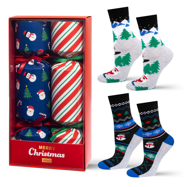 Calcetines navideños Soxo para hombre y mujer en paquete