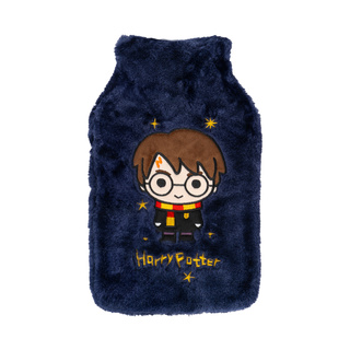 Botella de agua caliente de Harry Potter Original, con licencia de Warner Bros., más cálida en una funda de felpa
