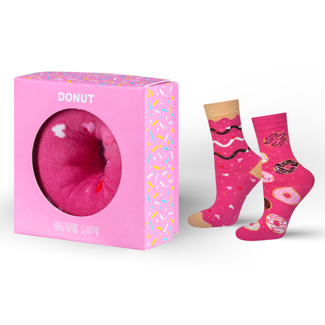 Calcetines de mujer SOXO GOOD STUFF donut en una caja