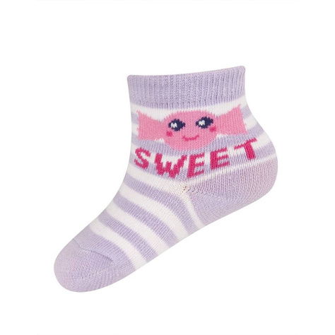 Conjunto de 6 calcetines de bebé blancos SOXO con inscripciones en ABS