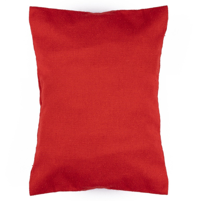 Bolso shopping parisino rojo de algodón con bolsillo interior