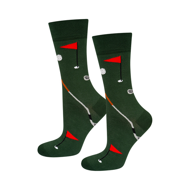 Calcetines de colores para hombre SOXO Golf - 3 pares 
