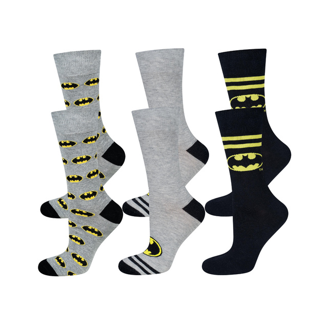 Juego de 3 calcetines para hombre | batman dc tebeos | para un regalo | colores