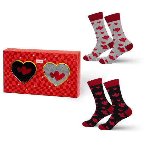 Calcetines de hombre SOXO Corazones - 2 pares