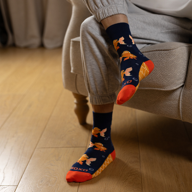 Calcetines SOXO pez dorado para mujer