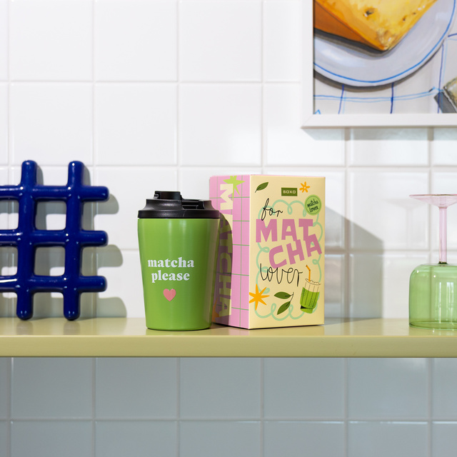 Set de Regalo Calcetines Matcha + Taza Térmica