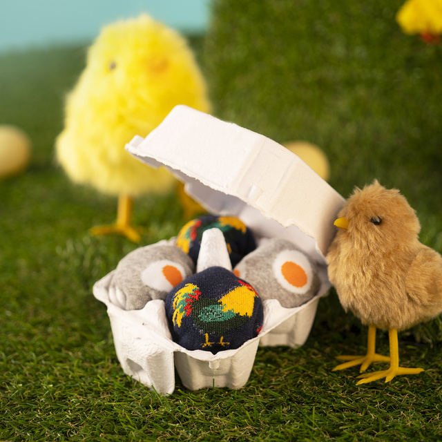 2x Coloridos pies de hombre SOXO Easter para él