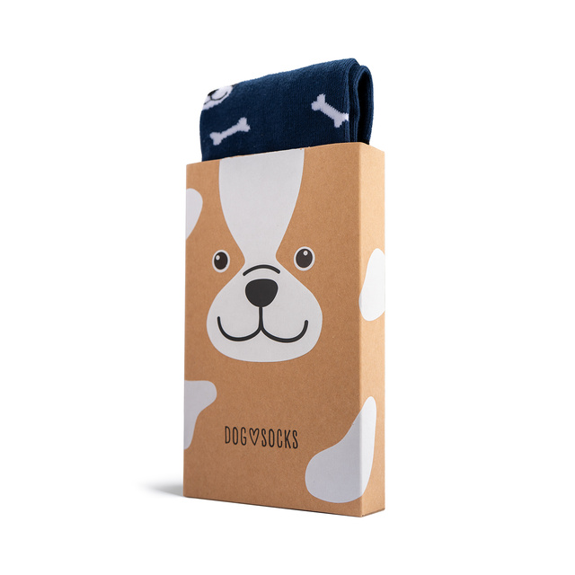 Calcetines de mujer | SOXO de hombre | Perro en caja | Idea de regalo ideal | Unisex