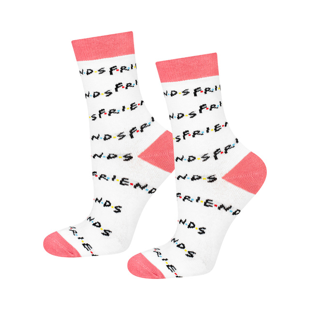 Juego de 3 calcetines de mujer SOXO | calcetines felices | para un fan de la serie Friends | regalo | colores