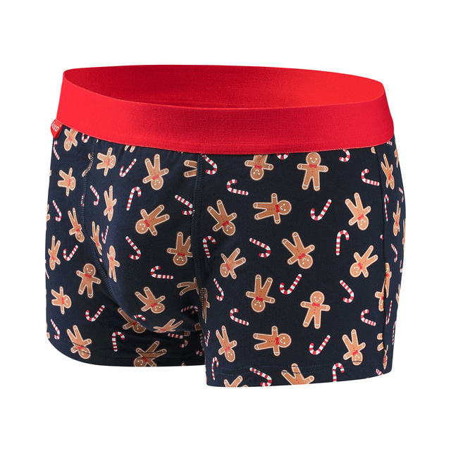 Conjunto de 4 calzoncillos tipo bóxer de Navidad para hombre para Navidad, la idea de regalo perfecta