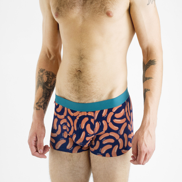 Calzoncillos bóxer para hombre Salchichas enlatadas SOXO | Regalo divertido | Día del Niño | Bragas de algodón para Él