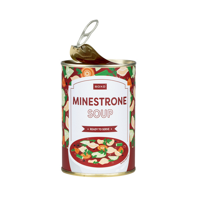 Calcetines de hombre | Sopa minestrone SOXO GOOD STUFF para mujer en lata | colorido | gracioso | idea de regalo para ella | para el unisexo