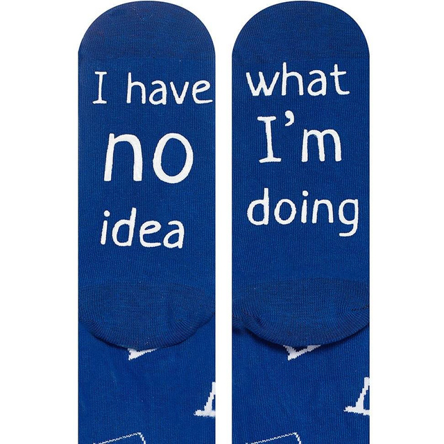 Calcetines de hombre SOXO con inscripciones.