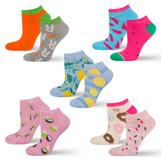 Conjunto de 5 calcetines de mujer SOXO de colores