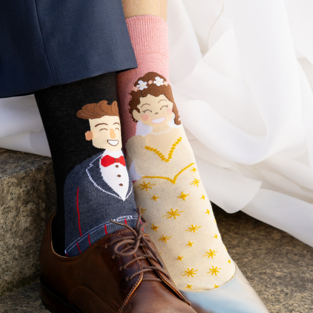 Calcetines para mujer y hombre SOXO marido y mujer en paquete – 2 pares