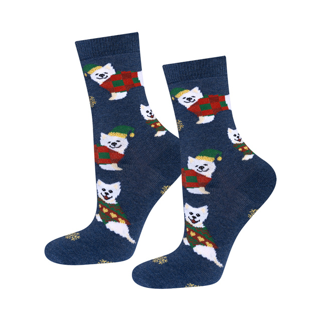 Conjunto de calcetines Soxo para hombre y mujer y adornos de Navidad
