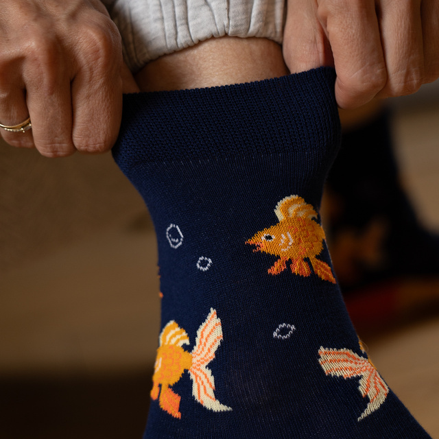 Calcetines SOXO pez dorado para mujer  