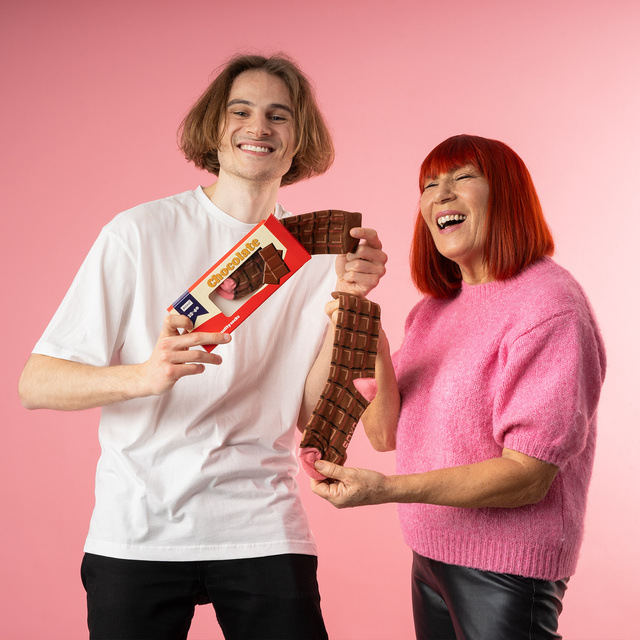Calcetines de mujer SOXO, una barra de chocolate