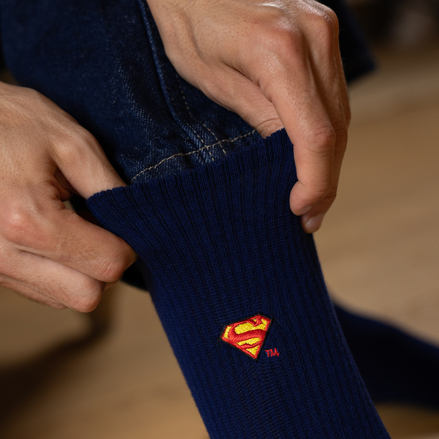 Superman set taza calcetines y llavero