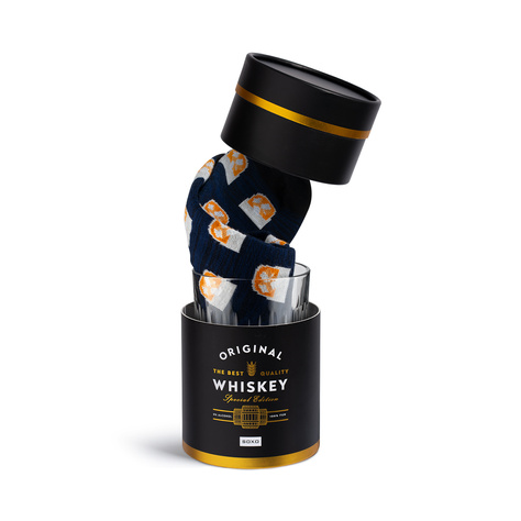 Calcetines para hombre SOXO Whiskey en un vaso