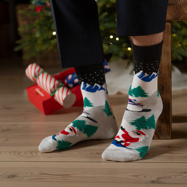 Calcetines navideños Soxo para hombre y mujer en paquete