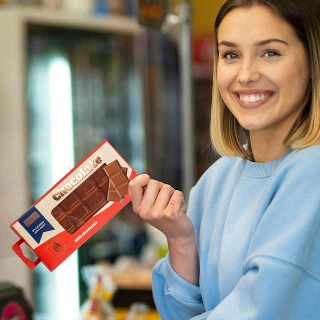Calcetines de mujer SOXO, una barra de chocolate