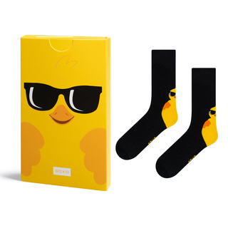 Calcetines de Pollo en un envase estilo tarjeta de felicitación