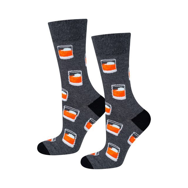 Juego de 3 calcetines coloridos para hombre SOXO GOOD STUFF Whisky 